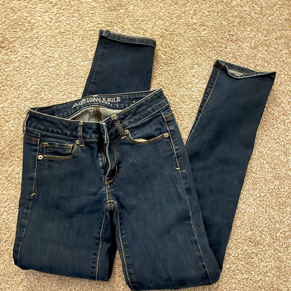 AE Skinny superstretch jean size 0 regular